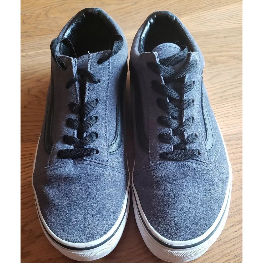Vans Men's Gray Suede Athletic Shoes